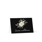 Sincères condoléances French sympathy Greeting card by La Vie Bien