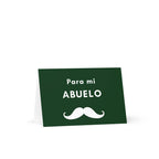 Para mi abuelo moustache Greeting card by La Vie Bien
