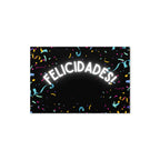 Felicidades confetti Greeting card by La Vie Bien