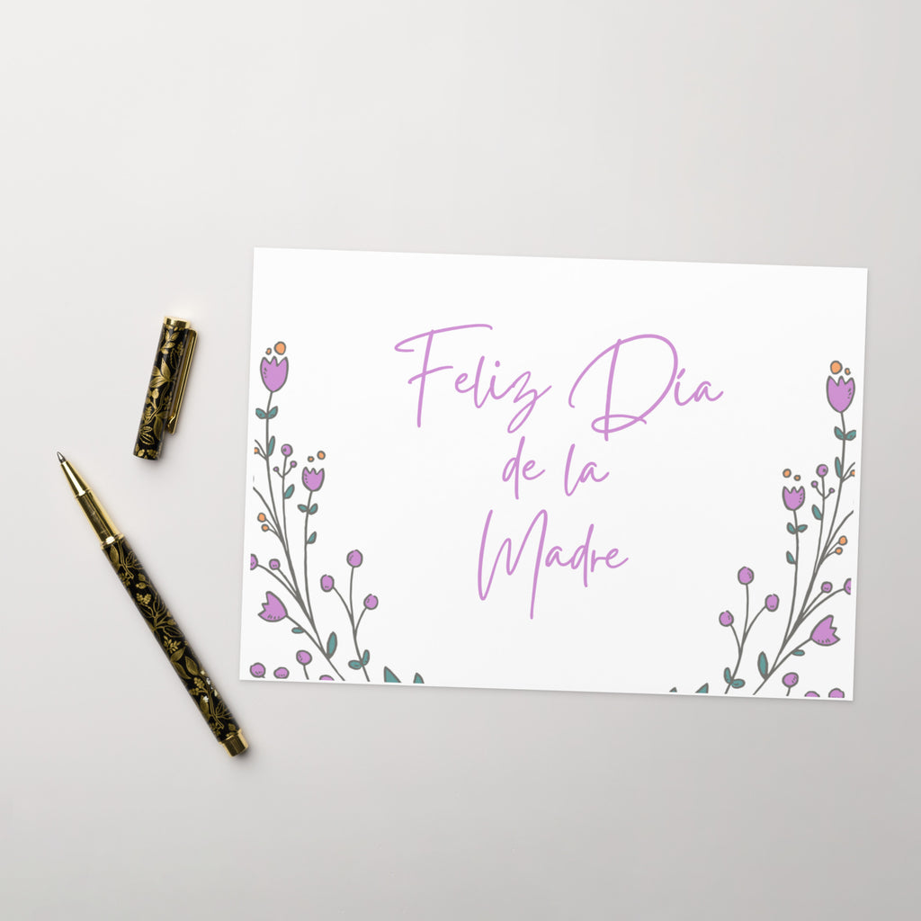 Feliz Día de la Madre Greeting card, Mother's day