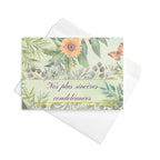 Nos plus sincères condoléances sympathy card by La Vie Bien