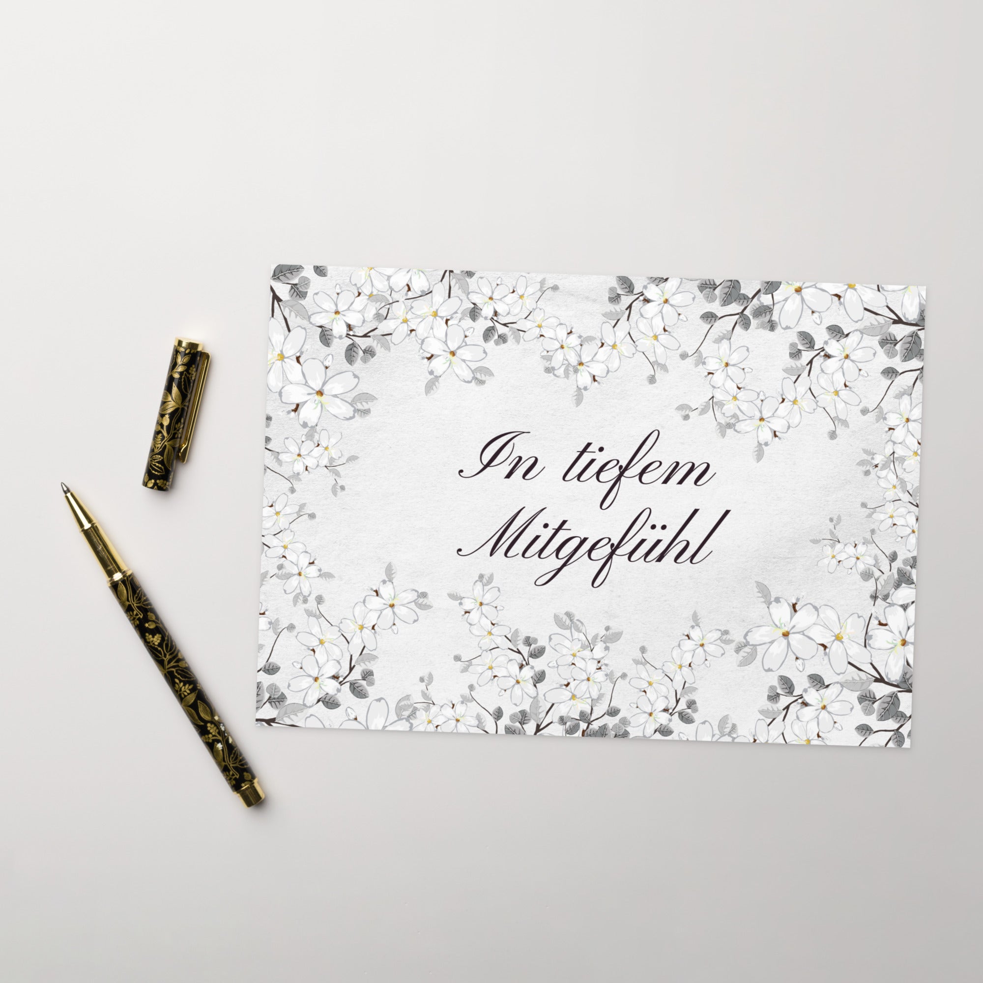 In tiefem Mitgefühl sympathy card