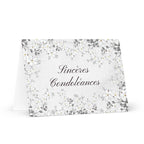 Sincères condoléances sympathy card by La Vie Bien