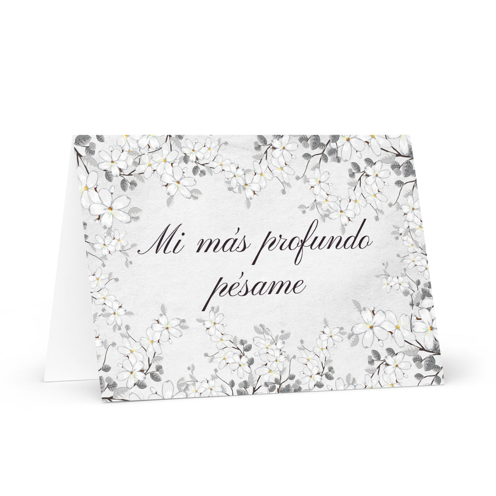 Mi más profundo pésame sympathy card