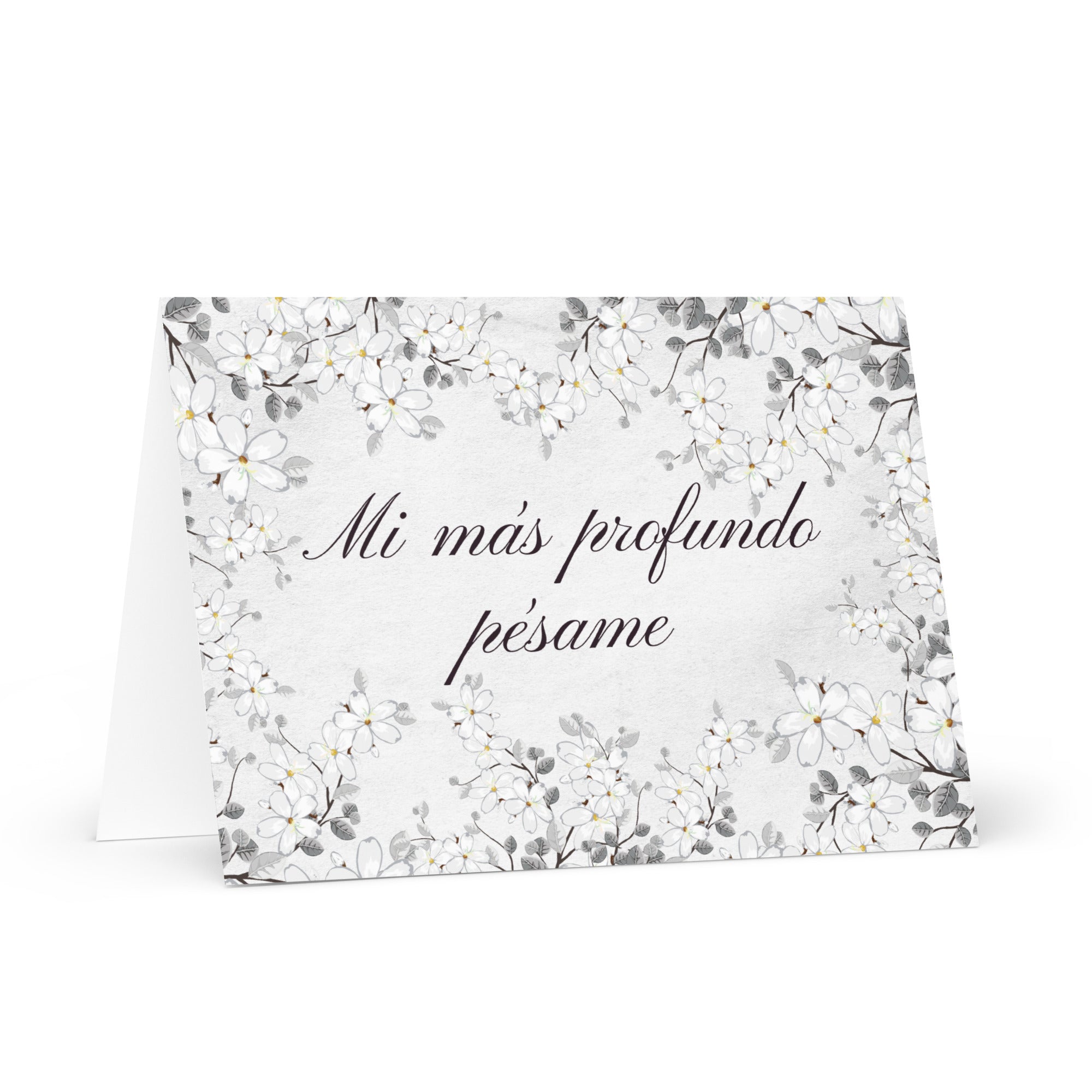 Mi más profundo pésame sympathy card