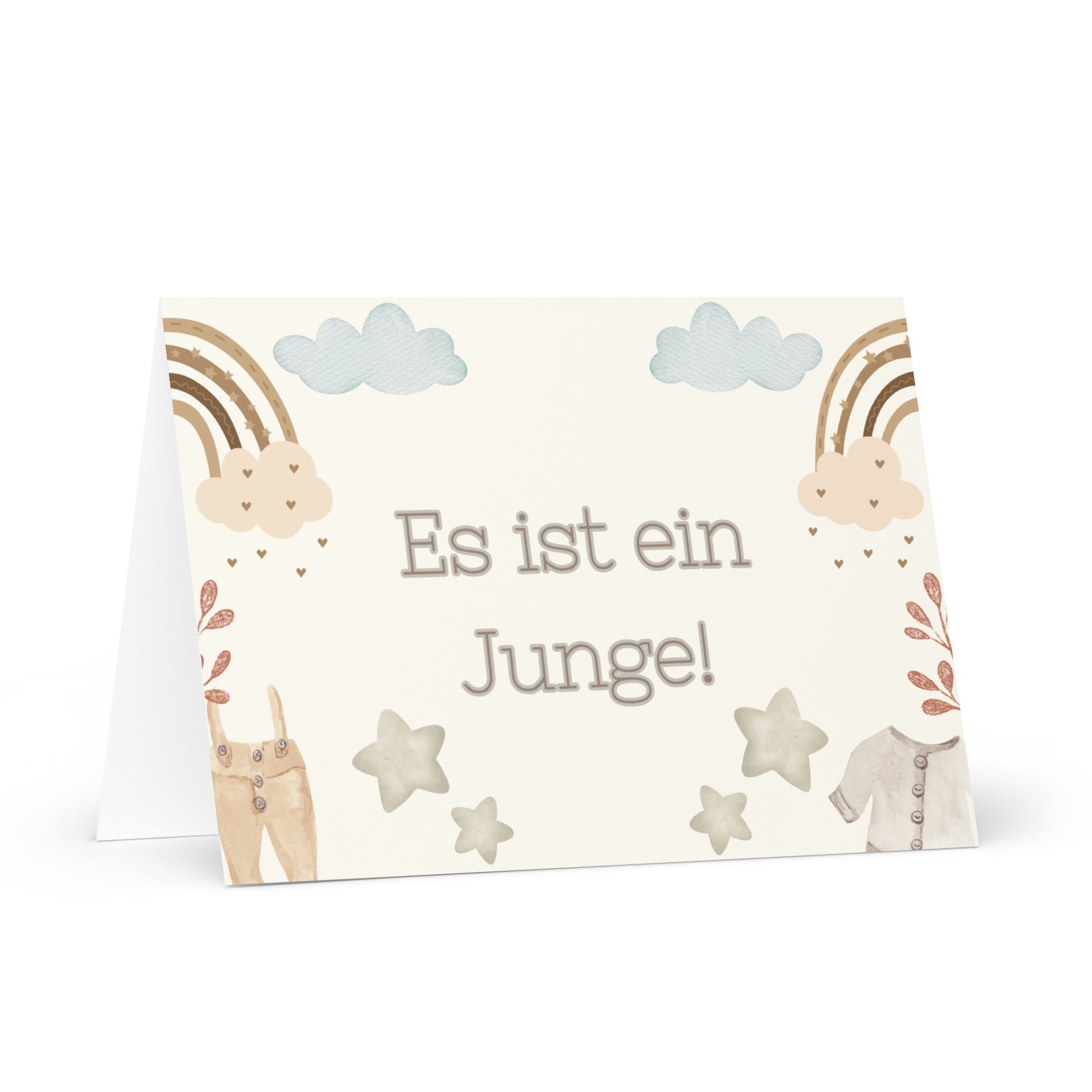 Es ist ein Junge! (it's a boy) German Greeting card