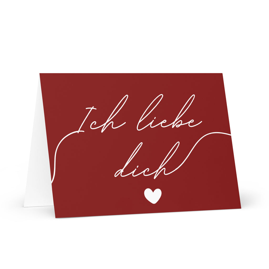 Ich liebe dich Greeting card