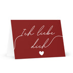 Ich liebe dich Greeting card by La Vie Bien