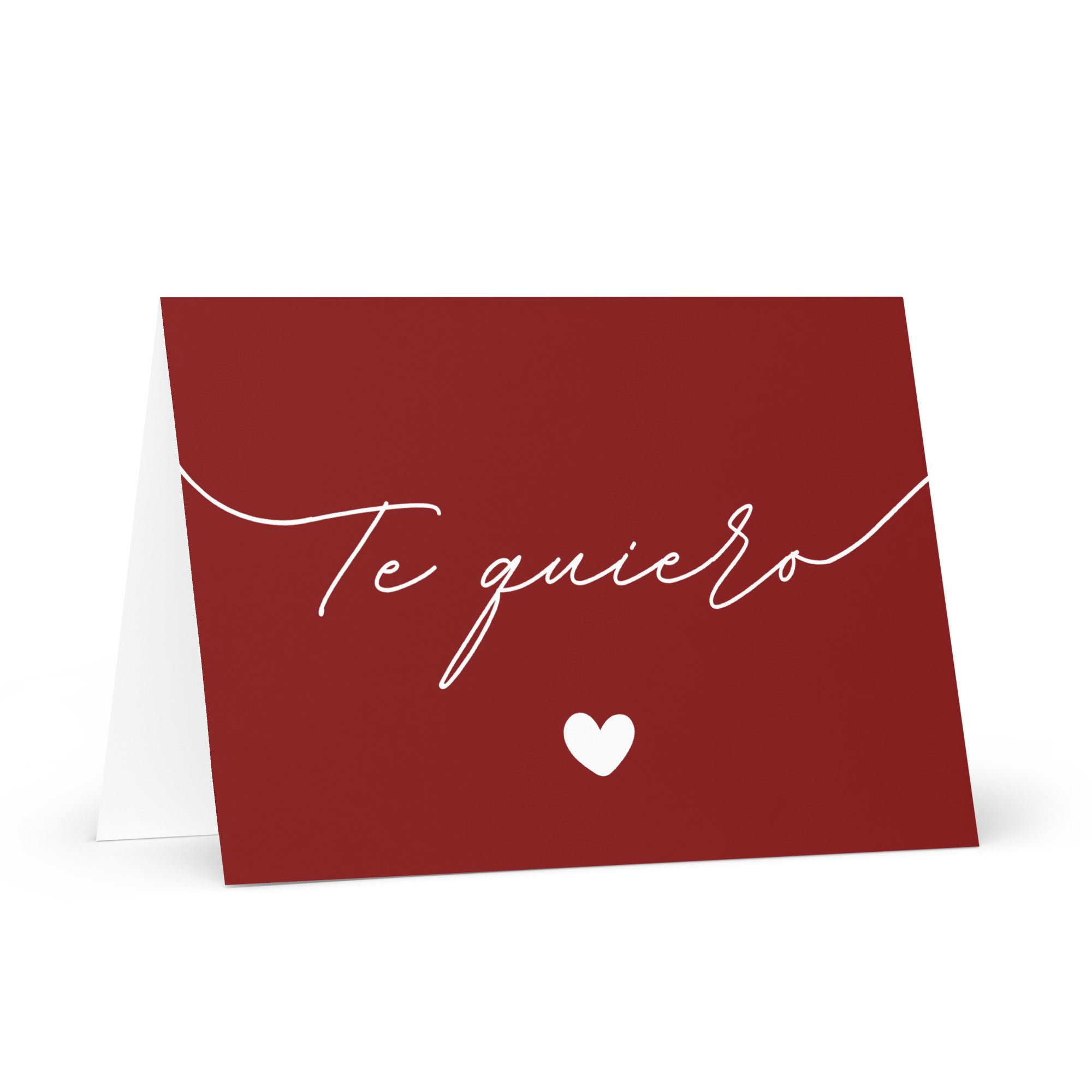 Te quiero Greeting card