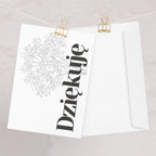 Dziękuję Polish Greeting card by La Vie Bien