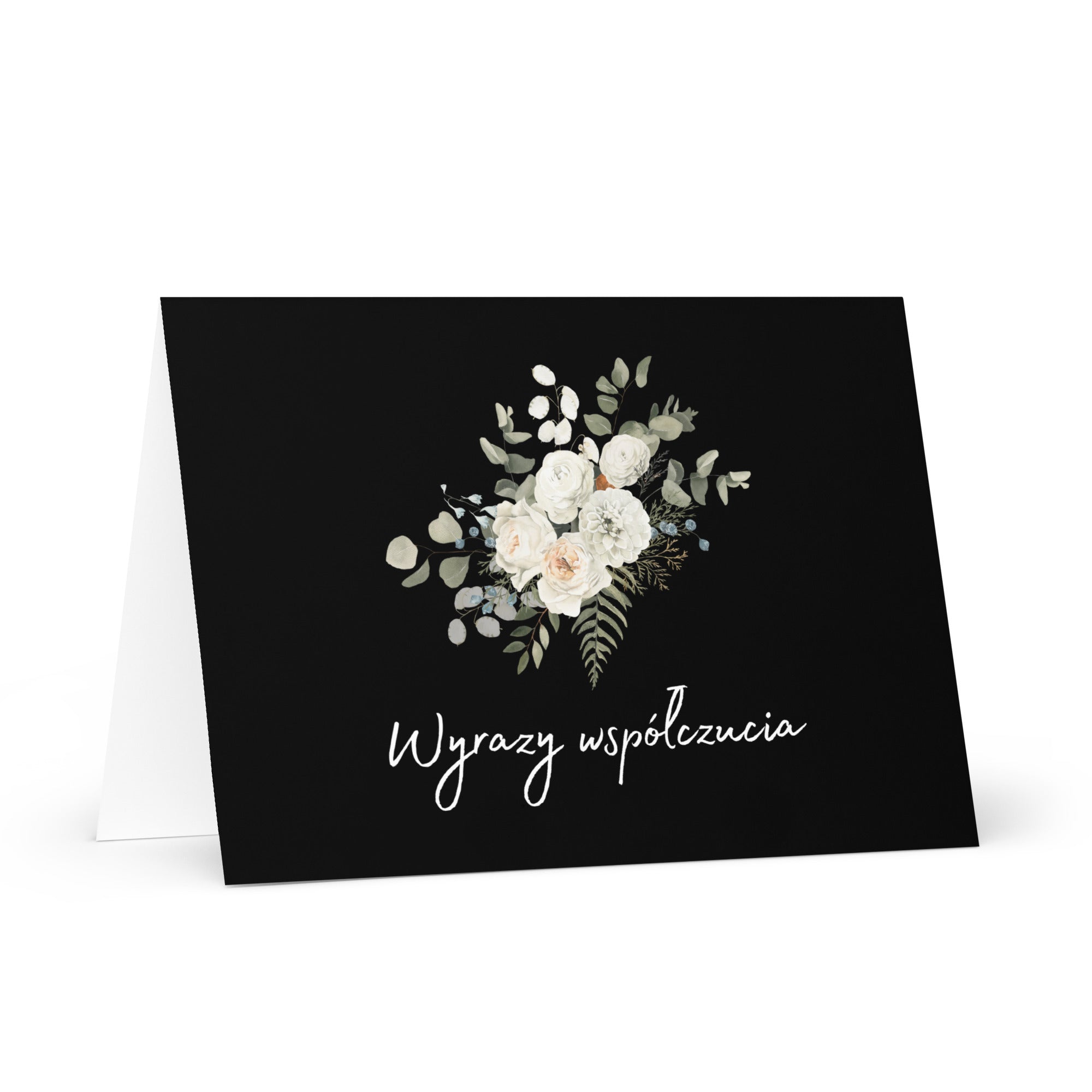 Wyrazy Współczucia Polish sympathy Greeting card - La Vie Bien - Card for grief - Condolences card