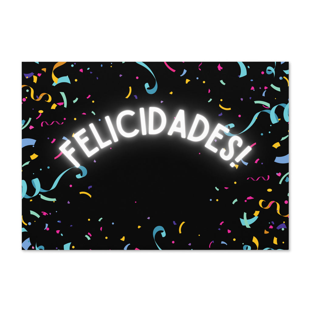 Felicidades confetti Greeting card