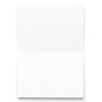 Bonne fête name day Greeting card, elegant floral design, blank inside with envelope