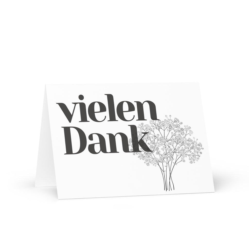 Vielen Dank German thank you Greeting card