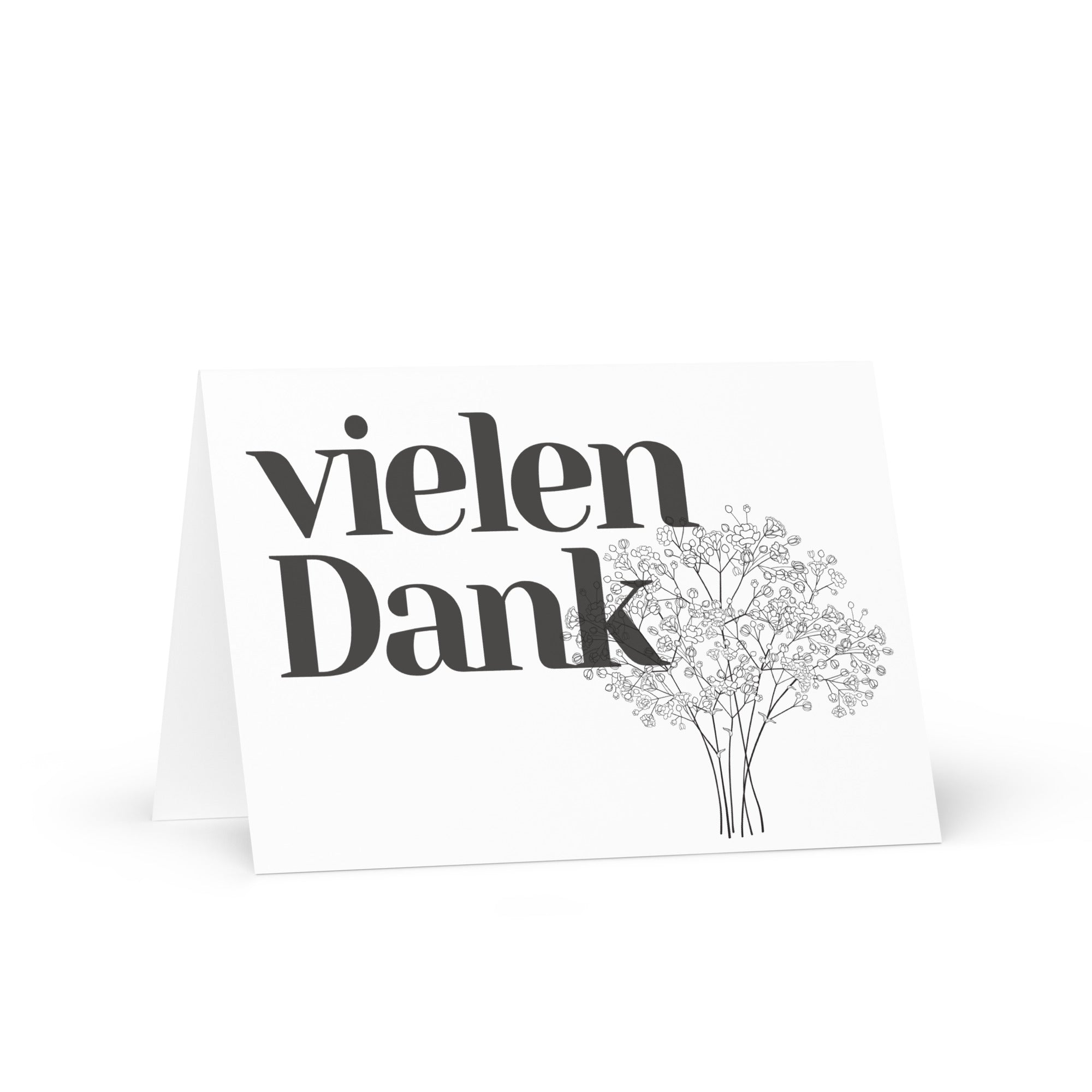 Vielen Dank German thank you Greeting card