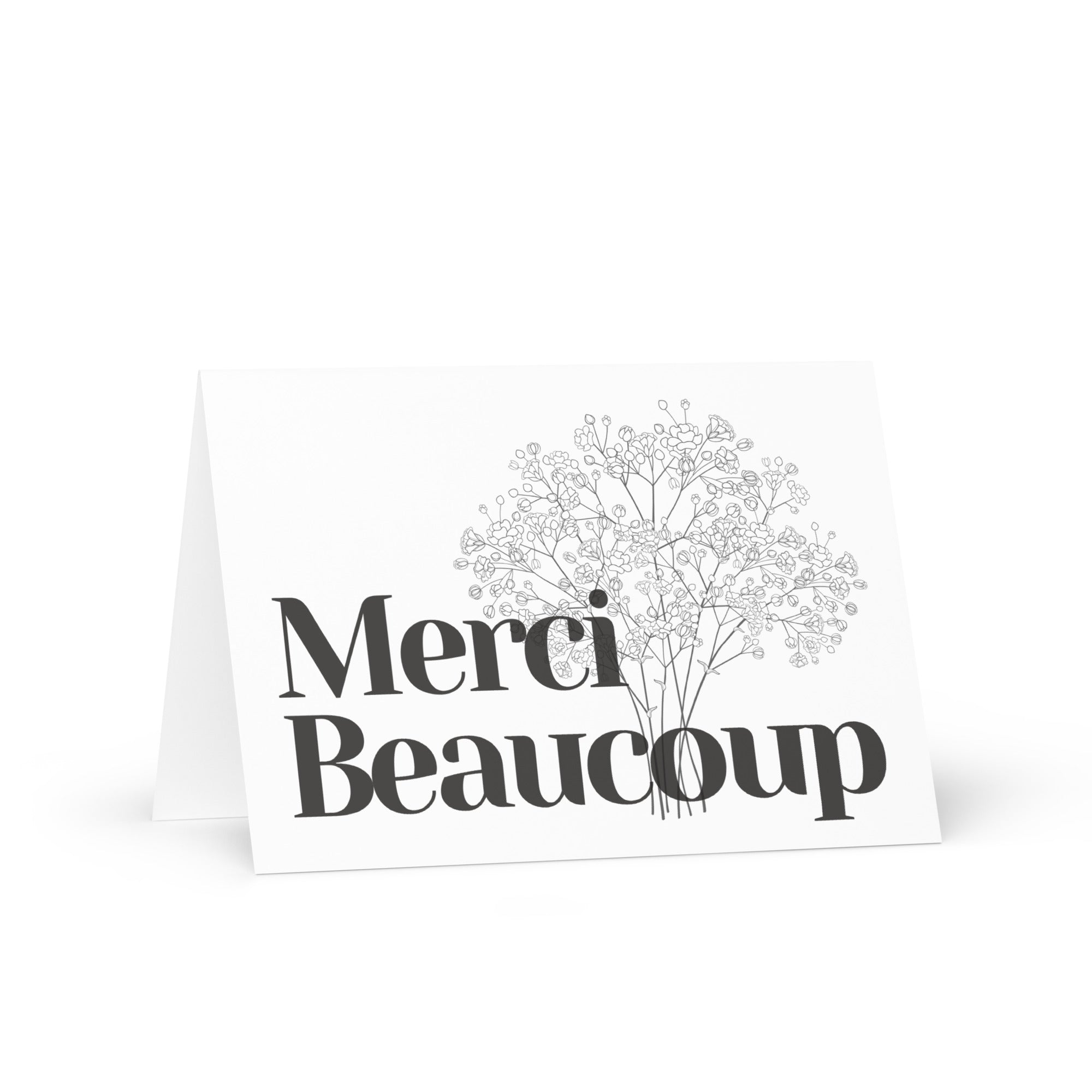 Merci beaucoup Greeting card