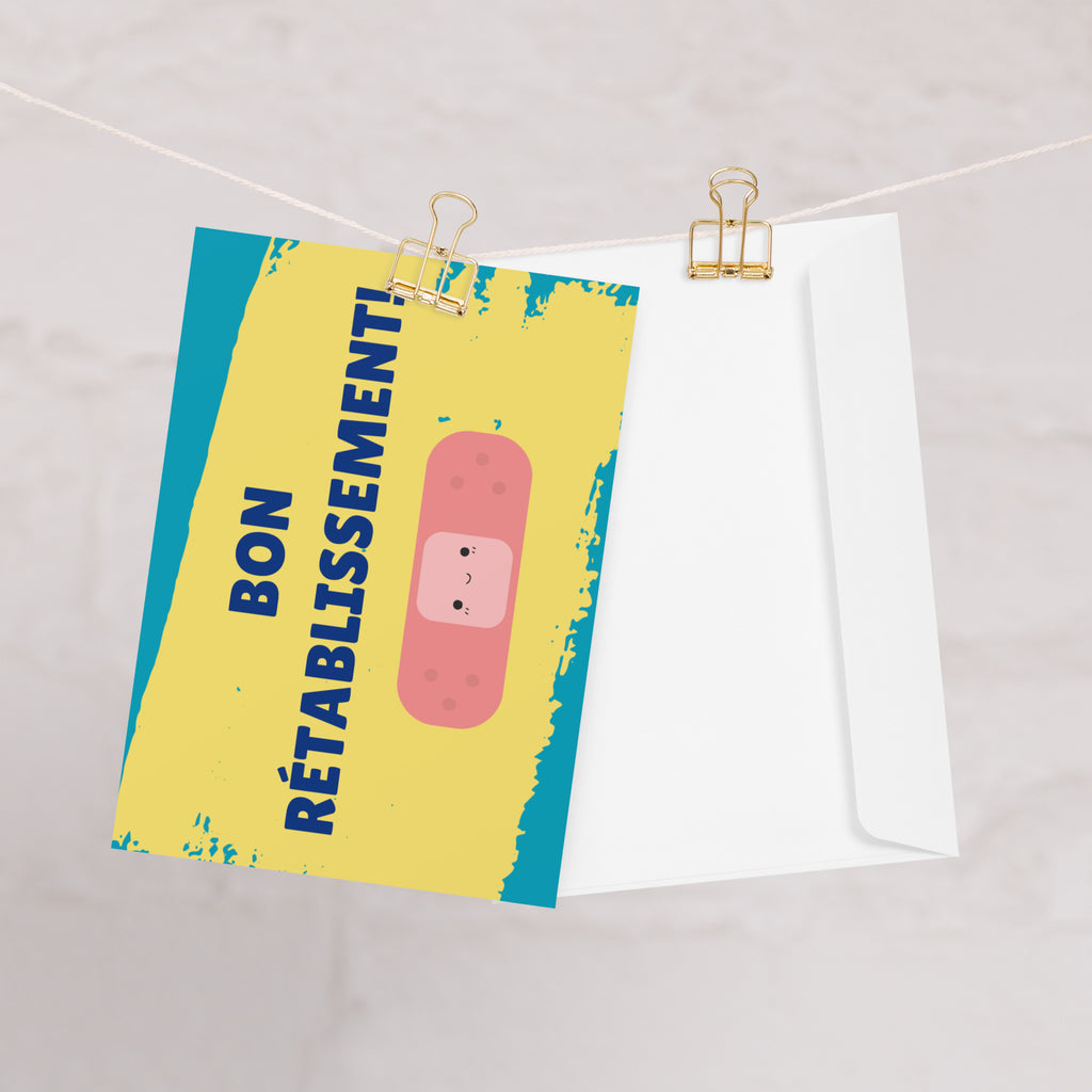 Bon rétablissement Greeting card