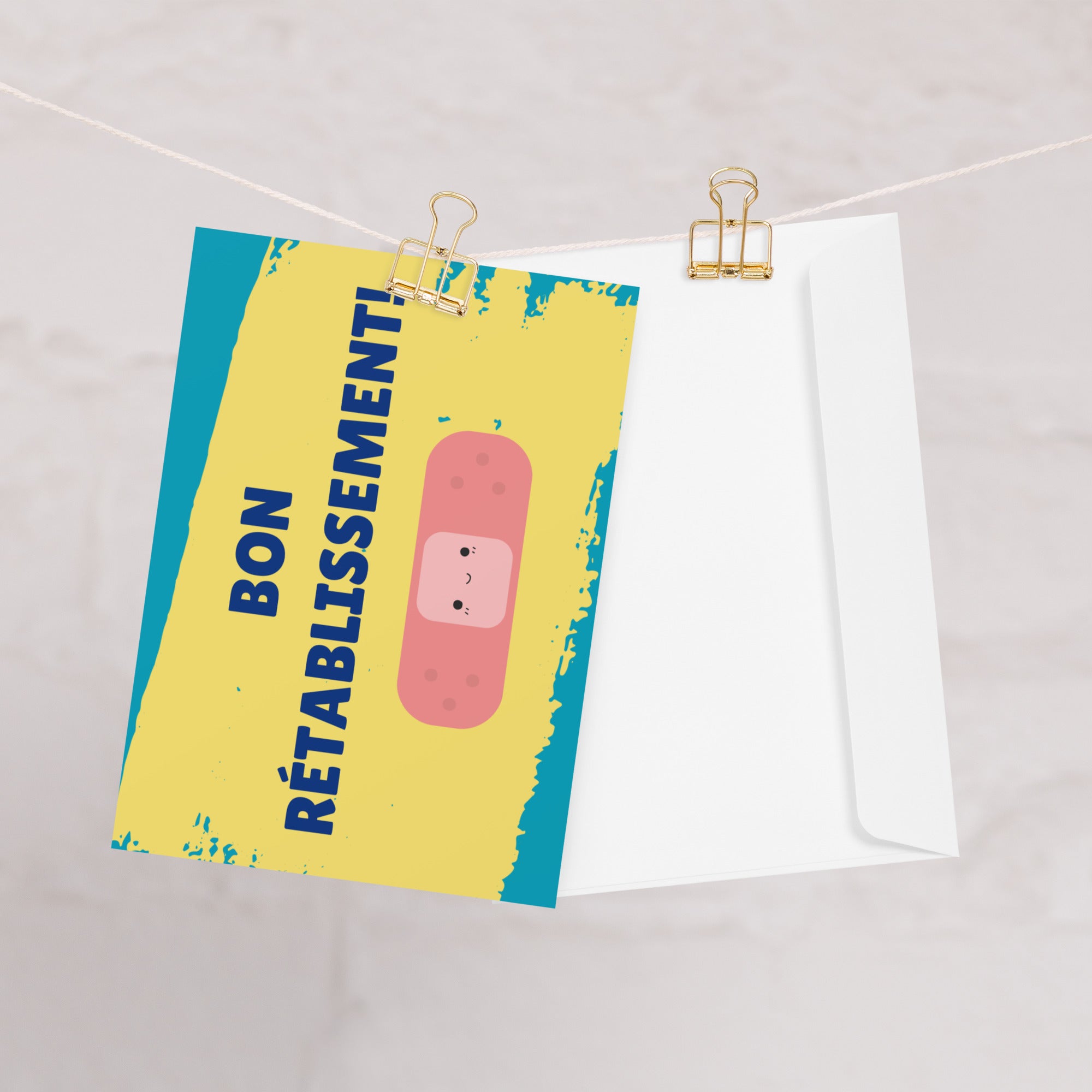 Bon rétablissement Greeting card