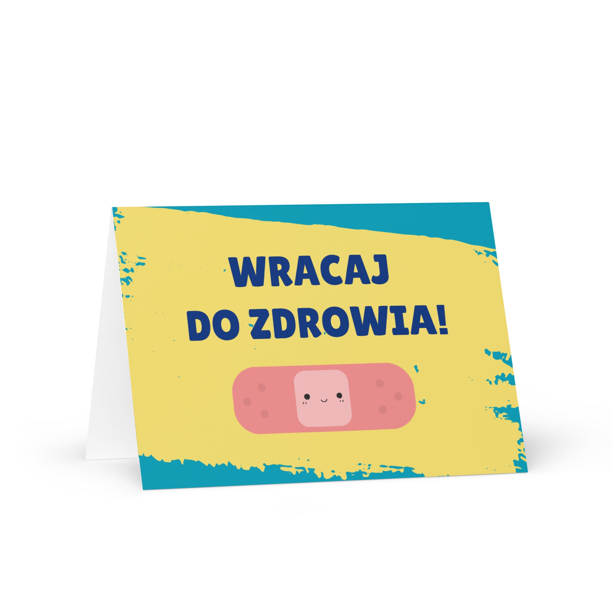 Wracaj do zdrowia Polish get well soon Greeting card - La Vie Bien - Card for child - Card for polish