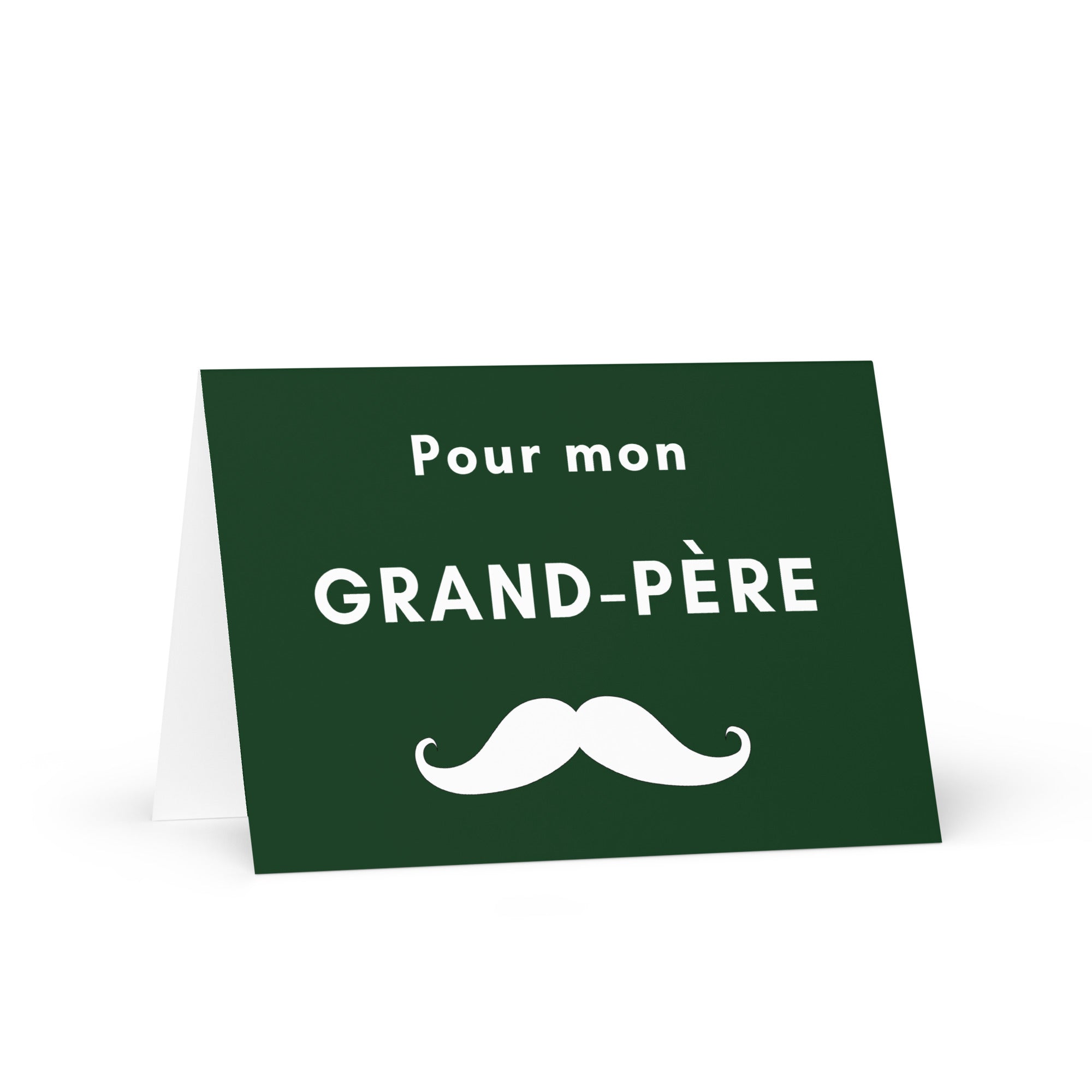 Pour mon grand-père moustache Greeting card