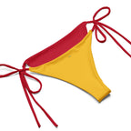 Grenada Flag All Over Print Recycled String Bikini All - Over Print Recycled String Bikini La Vie Bien Grenada Flag All Over Print Recycled String Bikini