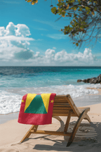 Grenada Flag Beach Towel Beach Towel (Generic Brand) La Vie Bien Grenada Flag Beach Towel