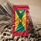 Grenada Flag Beach Towel Beach Towel (Generic Brand) La Vie Bien Grenada Flag Beach Towel