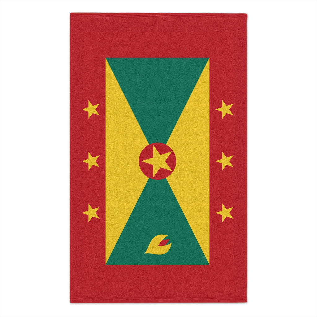 Grenada Flag Rally Towel Rally Towel La Vie Bien Grenada Flag Rally Towel