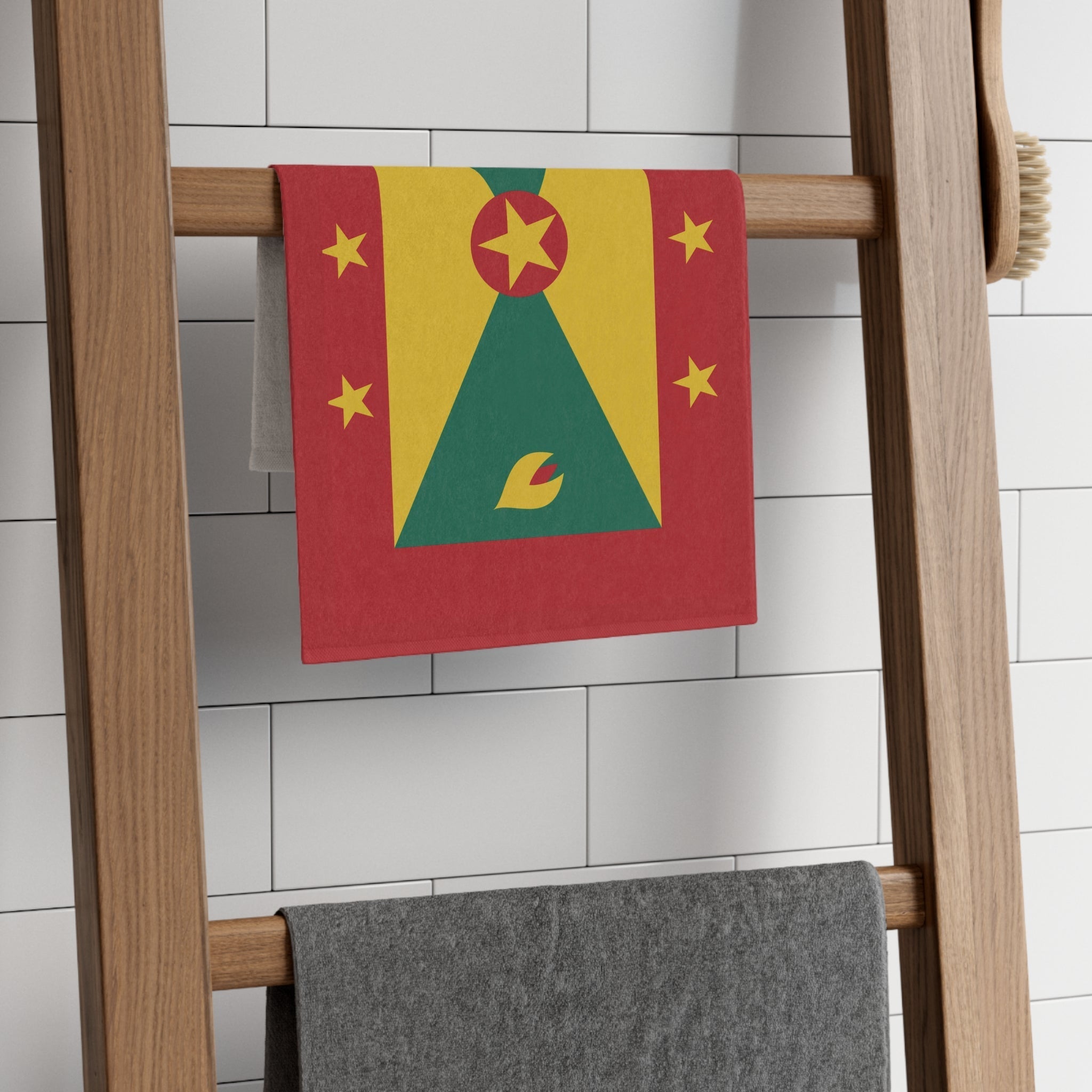 Grenada Flag Rally Towel Rally Towel La Vie Bien Grenada Flag Rally Towel
