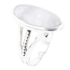 Grey Quartz and Sterling Silver Oval Ring by Barse Jewelry