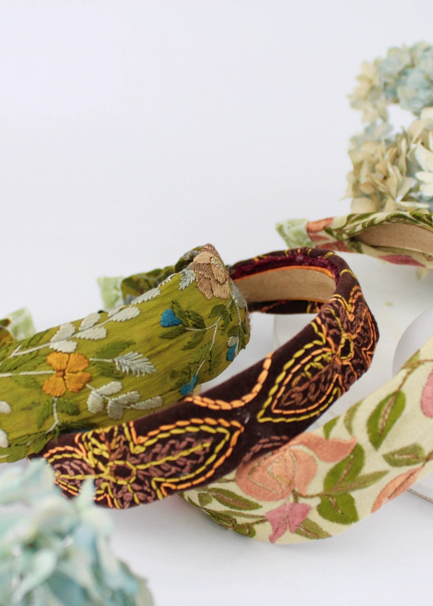 Groovy Tuesday Embroidered Headband by Ash & Rose
