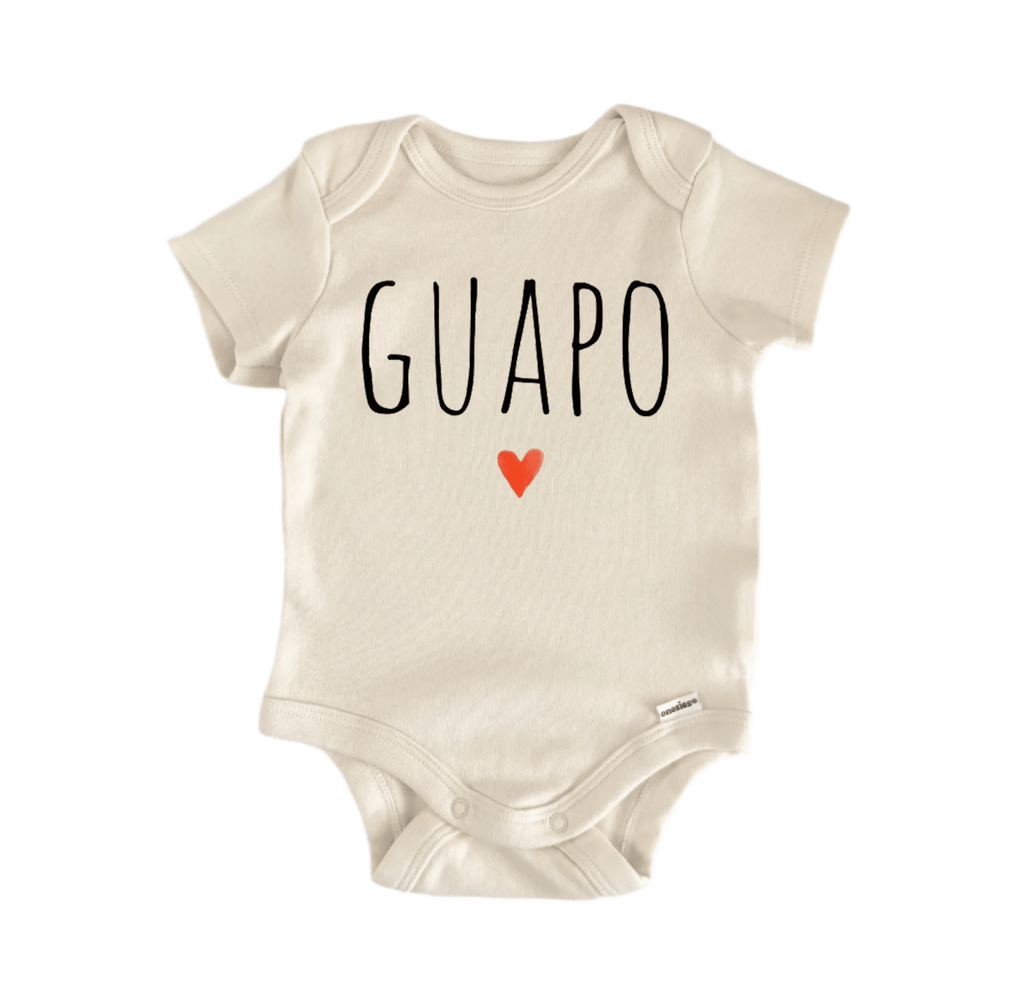 Guapo Spanish Mexican Newborn Baby Onesie® Bodysuit Baby Bodysuit La Vie Bien Guapo Spanish Mexican Newborn Baby Onesie® Bodysuit