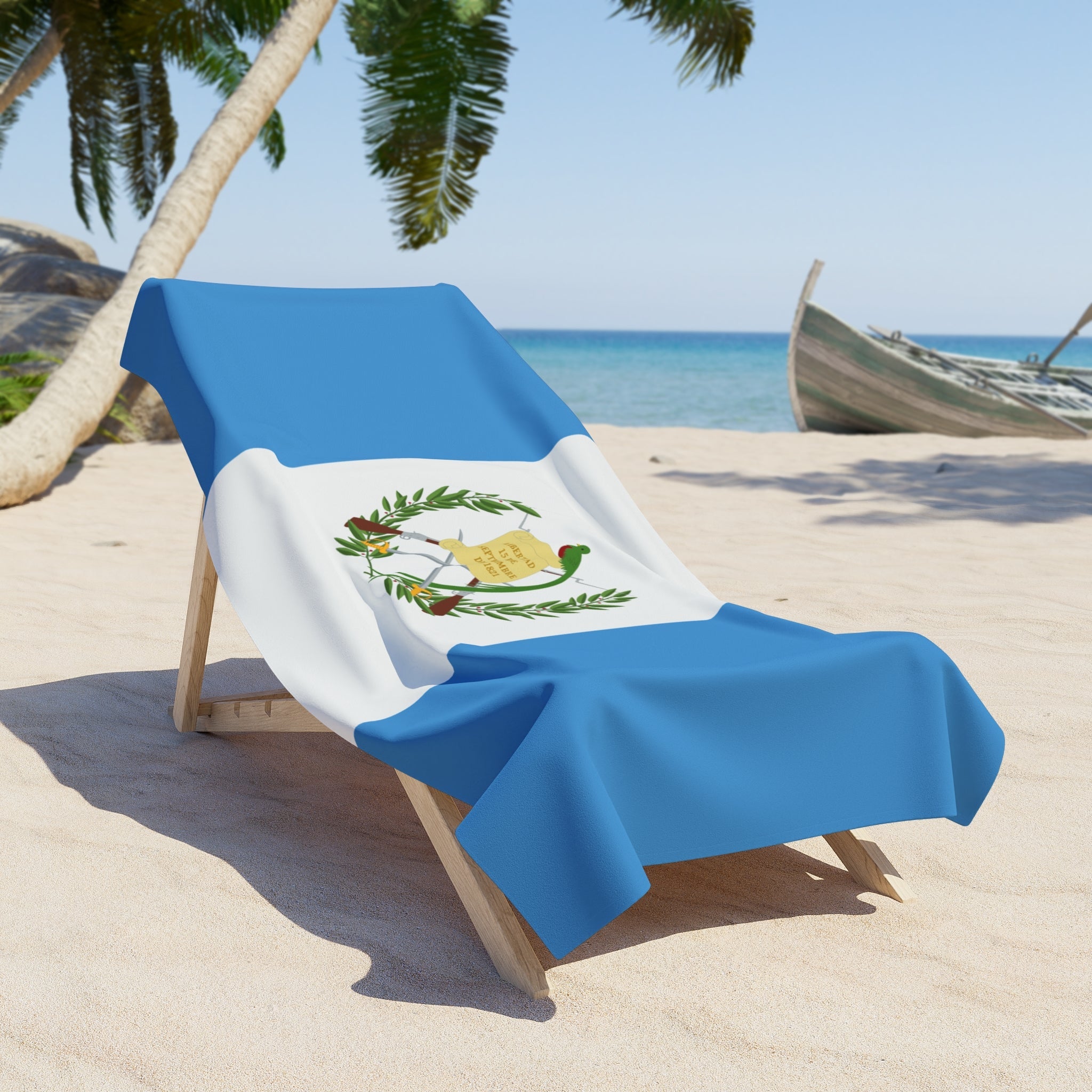 Guatemala Flag Beach Towel | Quality & Long Lasting - 2 Sizes | Guatemalan Pride | Gift for Guatemalans Home Decor La Vie Bien Guatemala Flag Beach Towel | Quality & Long Lasting - 2 Sizes | Guatemalan Pride | Gift for Guatemalans
