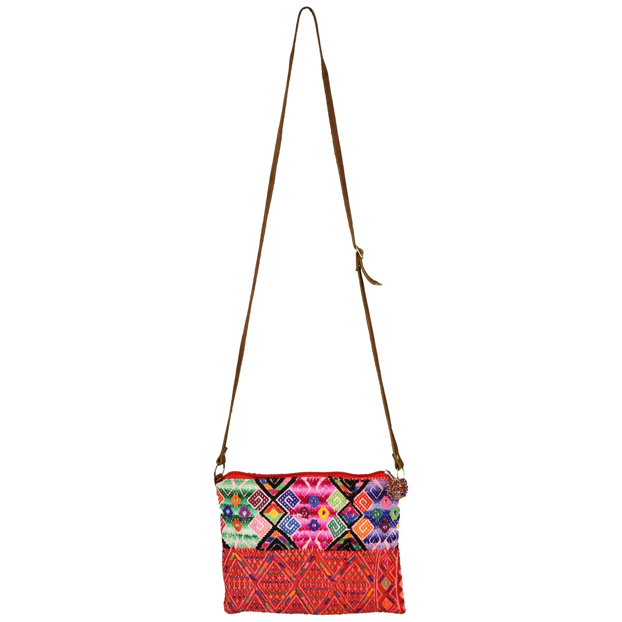 Guatemalan Huipil Sling Bag Purses La Vie Bien Guatemalan Huipil Sling Bag
