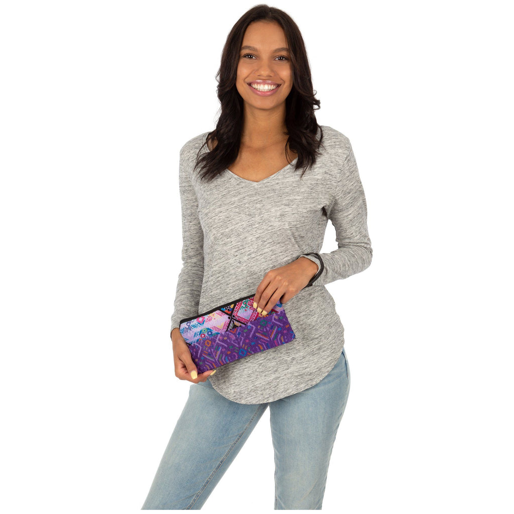 Guatemalan Huipil Wristlet Clutch & Wallets & Coin Bags La Vie Bien Guatemalan Huipil Wristlet