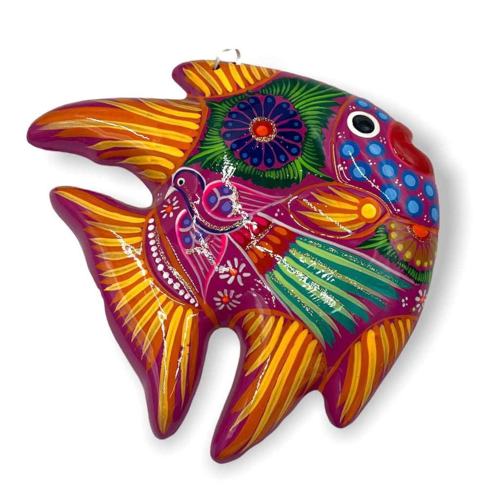 Guerrero Fish Wall Decor | Colorful Hand-Painted Mexican Art Guerrero Wall Art La Vie Bien Guerrero Fish Wall Decor | Colorful Hand-Painted Mexican Art