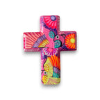 Guerrero Hand-Painted Cross Wall Art | Colorful Mexican Décor Guerrero Wall Art La Vie Bien Guerrero Hand-Painted Cross Wall Art | Colorful Mexican Décor