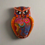 Guerrero Owl Wall Hanging | Colorful Mexican Ceramic Art Piece Guerrero Wall Art La Vie Bien Guerrero Owl Wall Hanging | Colorful Mexican Ceramic Art Piece