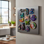 Guerrero Pottery Magnets | Assorted Mexican Fridge Magnets Guerrero Magnets La Vie Bien Guerrero Pottery Magnets | Assorted Mexican Fridge Magnets