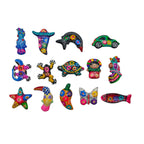 Guerrero Pottery Magnets | Assorted Mexican Fridge Magnets Guerrero Magnets La Vie Bien Guerrero Pottery Magnets | Assorted Mexican Fridge Magnets