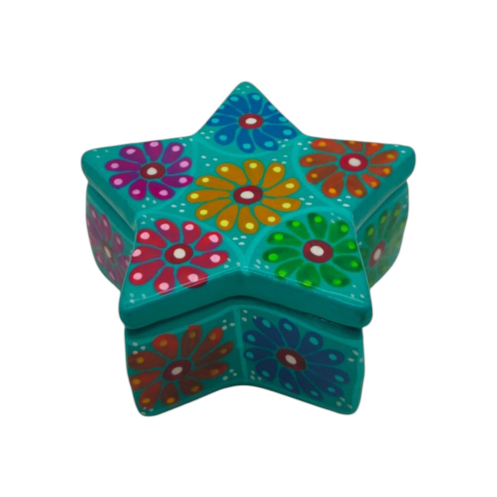 Guerrero Star Jewelry Box | Mexican Ceramic Art Guerrero Jewelry Box La Vie Bien Guerrero Star Jewelry Box | Mexican Ceramic Art