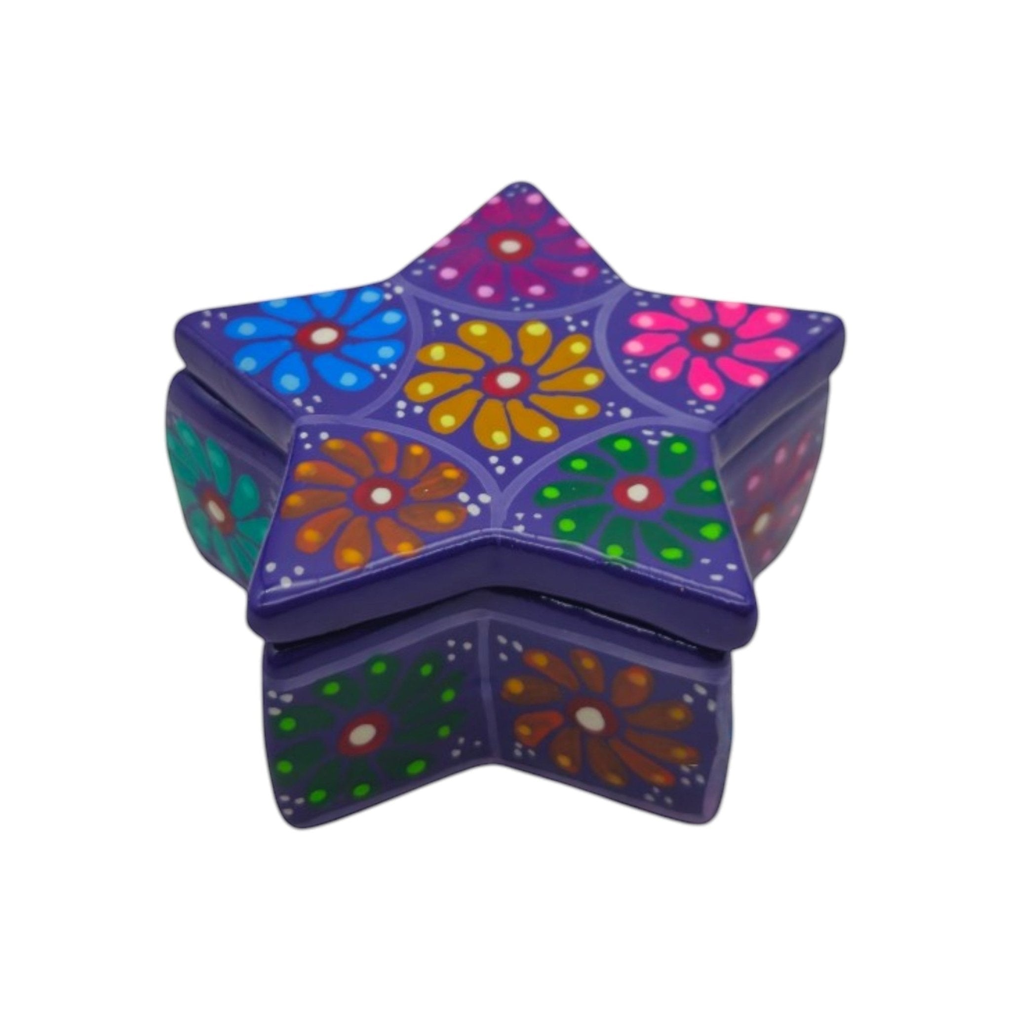 Guerrero Star Jewelry Box | Mexican Ceramic Art Guerrero Jewelry Box La Vie Bien Guerrero Star Jewelry Box | Mexican Ceramic Art