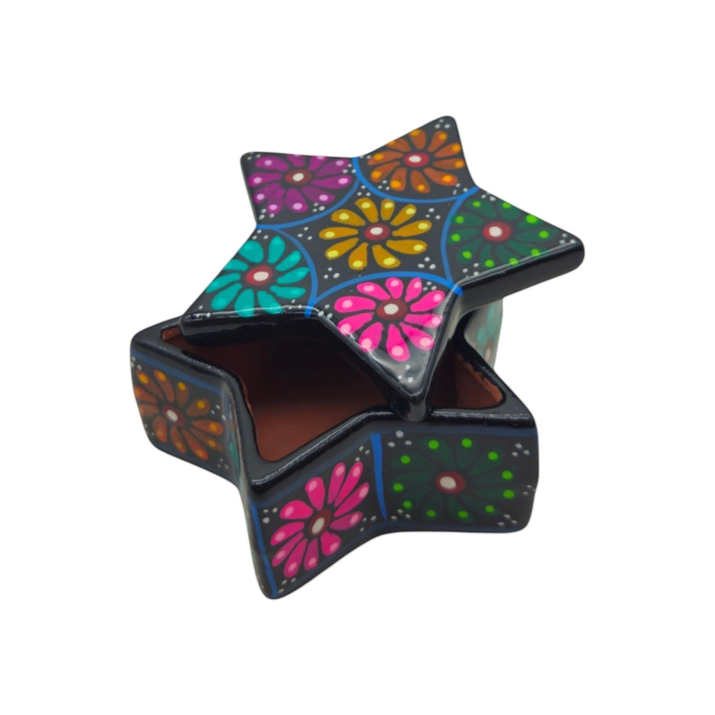Guerrero Star Jewelry Box | Mexican Ceramic Art Guerrero Jewelry Box La Vie Bien Guerrero Star Jewelry Box | Mexican Ceramic Art