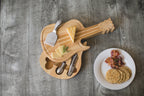 Guitar Cheese Cutting Board & Tools Set Core La Vie Bien Guitar Cheese Cutting Board & Tools Set