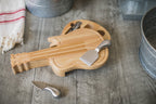 Guitar Cheese Cutting Board & Tools Set Core La Vie Bien Guitar Cheese Cutting Board & Tools Set