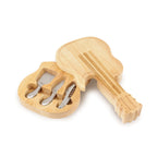 Guitar Cheese Cutting Board & Tools Set Core La Vie Bien Guitar Cheese Cutting Board & Tools Set