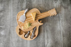 Guitar Cheese Cutting Board & Tools Set Core La Vie Bien Guitar Cheese Cutting Board & Tools Set