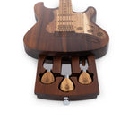 Guitar Legend Cheese Board & Tools Set Core La Vie Bien Guitar Legend Cheese Board & Tools Set