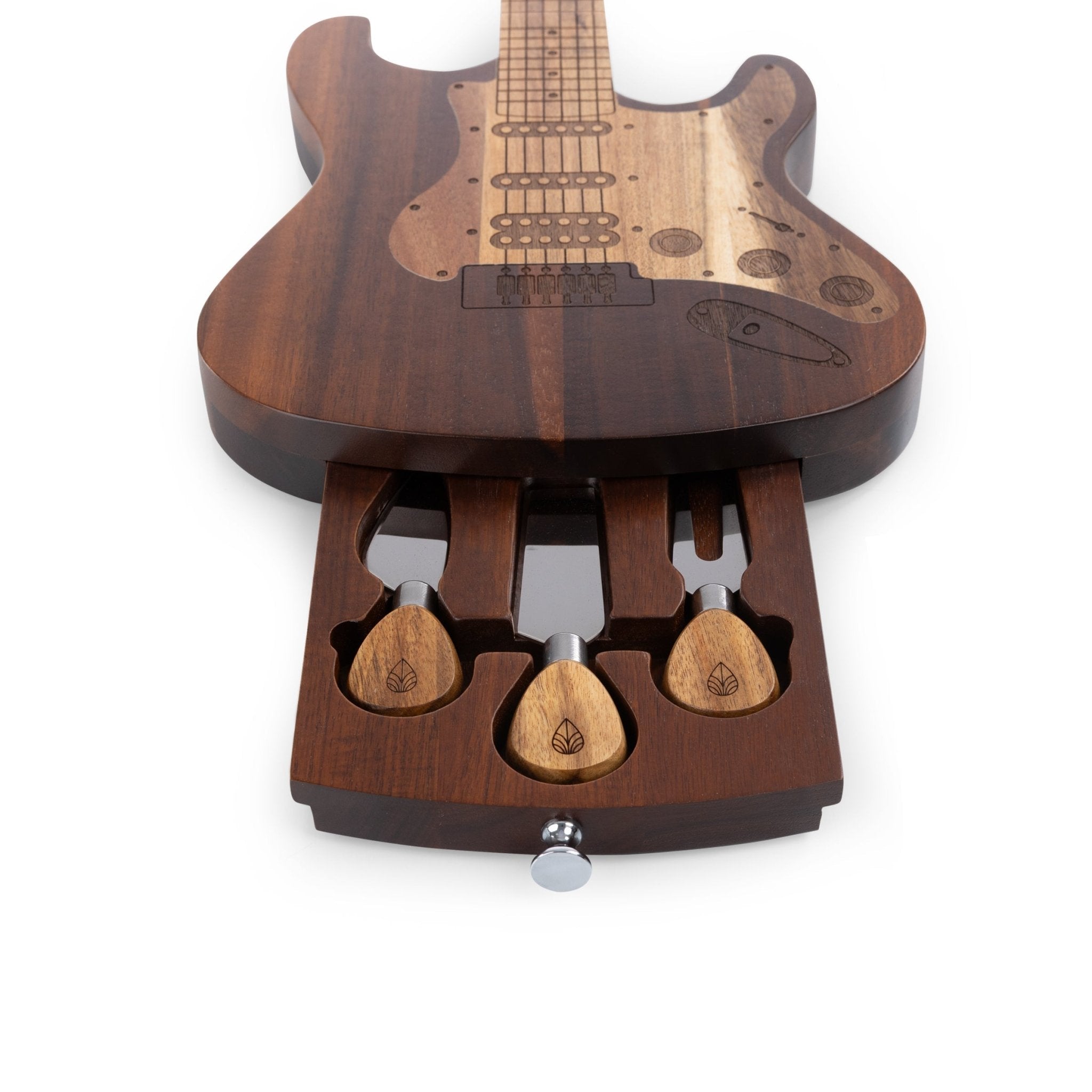 Guitar Legend Cheese Board & Tools Set Core La Vie Bien Guitar Legend Cheese Board & Tools Set