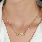 Gujarati Pearl Name Necklace La Vie Bien Gujarati Pearl Name Necklace